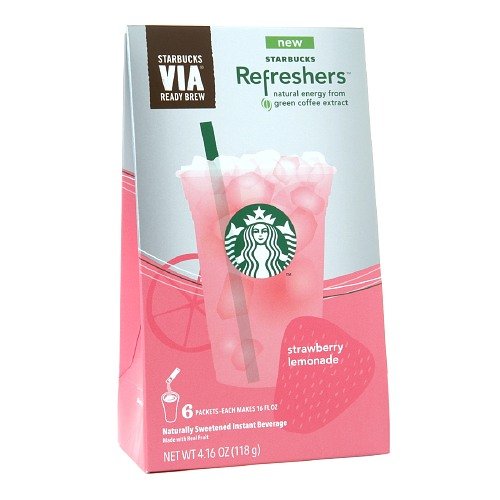 Starbucks Coffee Refreshers, Strawberry Lemonade 18 packets 3 packages x 6ct