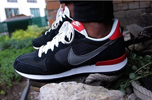 Amazon ナイキ Nike Internationalist スニーカー 黒 X グレー X 赤 25 0cm Us7 0 並行輸入品 スニーカー