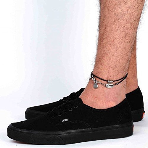 Beaded Anklet For Men Ankle Bracelet For Men Handmade Black Anklet For