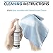 Ultimate Screen Cleaner Kit with Microfiber Cloth. Best for Cleaning all Tech Gadgets and Electronics: iPhone, Android, Cell Phone, Tablet, Computer Screen, Keyboard, TV, LCD, LED & Plasma.