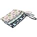 Optimech Set of 3 Cactus Pattern Canvas Zipper Coin Purse Wallet Bag Cosmetic Pen Pencil Stationery Pouch Bag Case by Erlvery DaMain