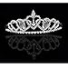 Crystal Rhinestone Wedding Party Flower Girl hairband Kids Tiara Crown Headband