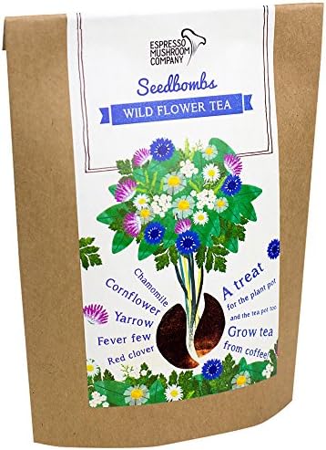Espresso Mushroom Company Wild Flower Tea Seedbomb