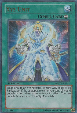 Yu-Gi-Oh! - Xyz Unit (GAOV-EN062) - Galactic Overlord - 1st Edition - Ultra Rare