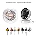 TattyaKoushi Mini USB Desktop Table Fan, Portable Quiet Small USB Fan with Handle for Office Home or Traveling (White)