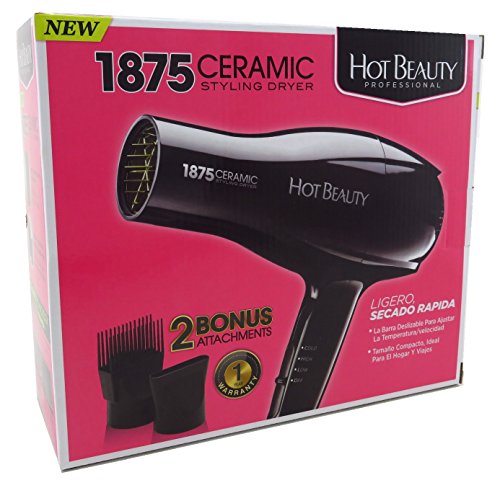 Kiss Products Hot Beauty 1875 Blow Dryer, 1.6 Pound