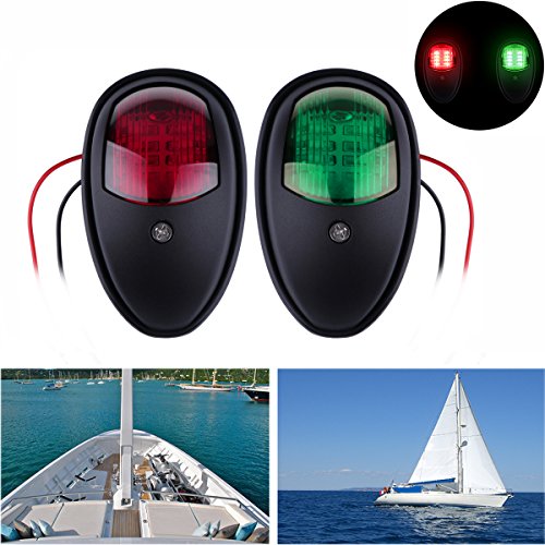 Allomn boat marine led navigation lights for pontoon,ya…