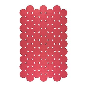 Ikea Ps 2012 Flachgewebte Teppich Rot 186x300 Cm Amazon De