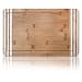 Bamboo Cutting Board - Extra Thick 15x10 - Kitchen Serving Tray with Beautiful Stripes and Deep Juice Groove