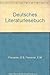 Deutsches Literaturlesebuch 0390318213 Book Cover