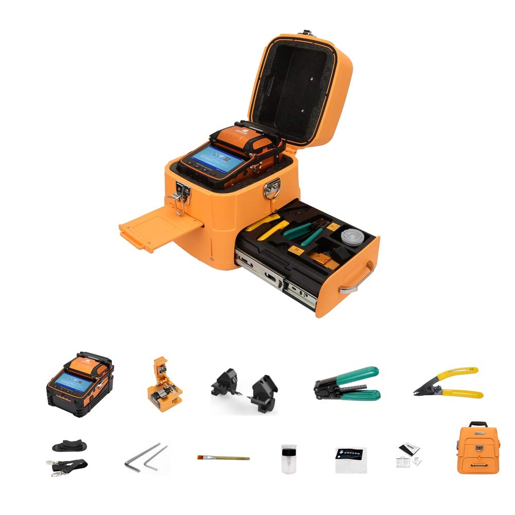 Empalmador de fusión de fibra óptica