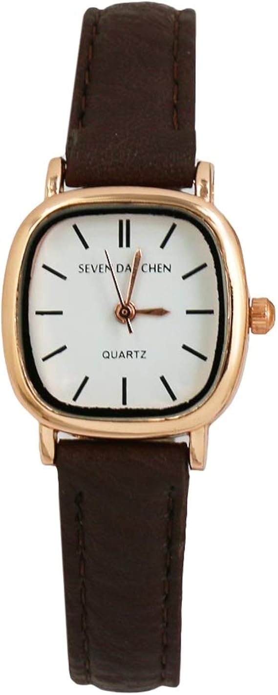 Amazon ゴールドスクエアウォッチ 腕時計 Wristｗatch ルピス ブラウン ホワイト レディース腕時計 腕時計 通販