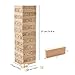 Lewo Wooden Building Blocks Set Children Educational Math Toys Board Games-54 Pieces