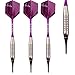 Soft Tip Darts Set - 18g Darts Plastic Tip - 16g Dart Barrels w/ 50 O-Rings + 6 Shafts（Aluminum & White Plastic Rods + Extra 50 Replacement Soft Tips Accessories for Electronic Dart Board