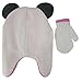 ABG Accessories Knit Animal Panda Face Critter Hat and Mitten Set - Toddler [4013]