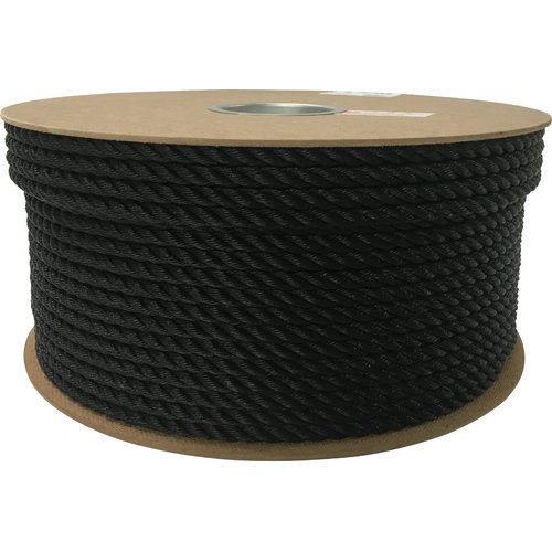 ユタカ ポリエチレンロープドラム巻 9mm 150m ブラック Pre54