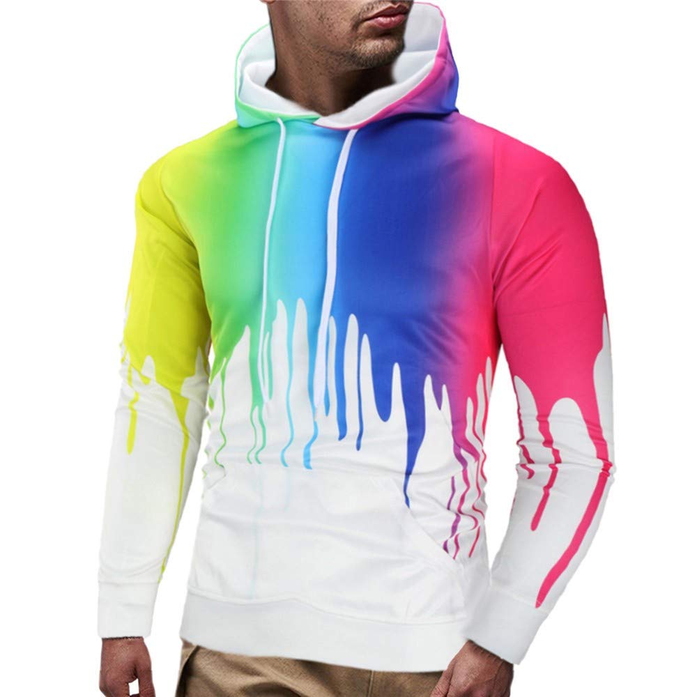 sudadera de colores arcoiris