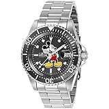 Invicta Men's Disney Limited Edition Automatic-self-Wind Watch with Stainless-Steel Strap, Silver, 9 (Model: 24610)