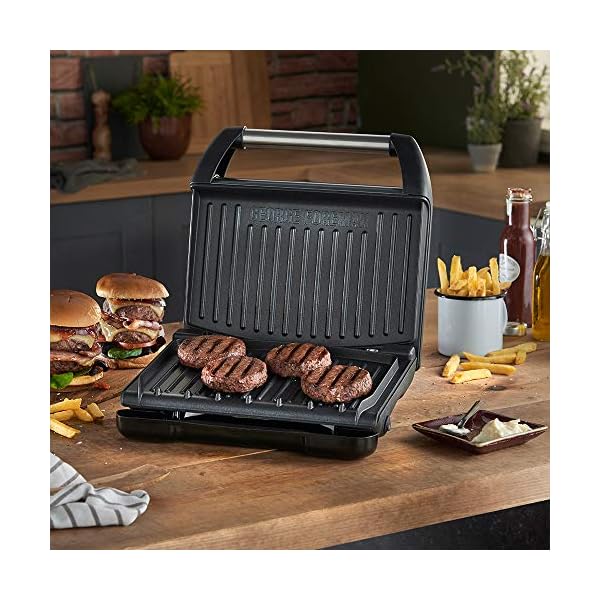 George-Foreman-Medium-Grey-Steel-Grill-25041 George Foreman Medium Grey Steel Grill 25041