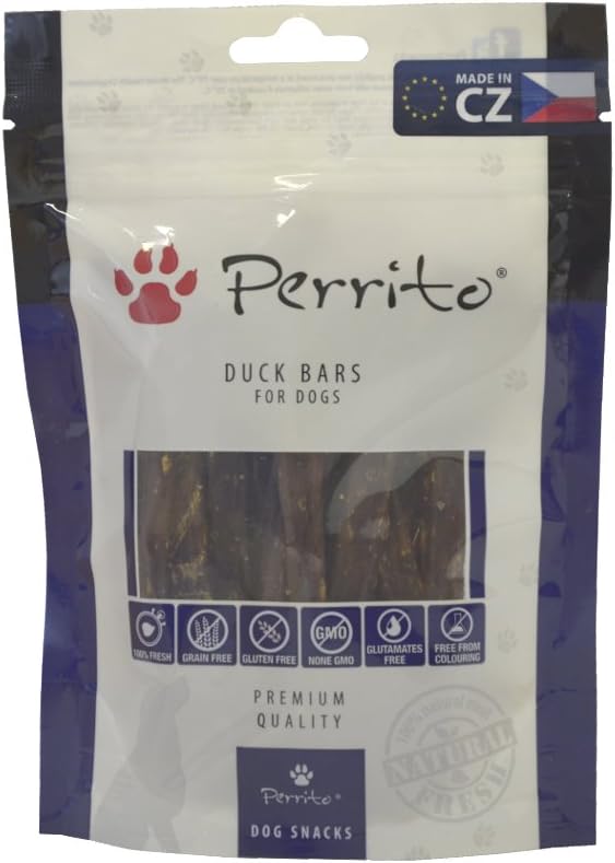 Perrito Hundelec Kerlies Duck Bars (Pack of 10 x 100 g, 10 g (Pack of 10)