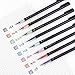 Japanese Style Gel Ink Pen 0.5mm Colorful Fine Ballpoint Maker Pen for Office School Stationery Supply,Pack of 8, Assorted Colors