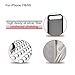 iPhone 7 Case, Rebex Slim Fit Flexible TPU Protective Case [Shock-Proof] [Scratch-Resistant] Anti-Radiation Protection Cover for Apple iPhone 7 / 6s / 6 (Black)