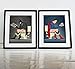 Batman Superman On The Toilet Parody Poster Print Set