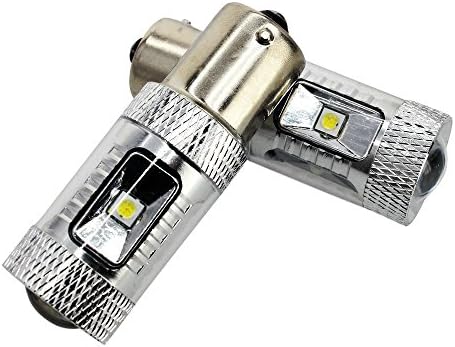 YOOSEN 12V-24V 1156 P21W Ba15s 7506 White LED High Power Bulbs (Pack of 2)