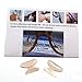 2 Pair Clear - 2.5mm x 17mm Non-Slip Nose Pads for Glasses by GMS Optical - Premium Grade Silicone (2 Pair)
