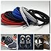 Xiazw Reflective Flat Shoe Laces for Sneakers，Boots，Running Shoes，Casual Shoes (2 Pair Pack)
