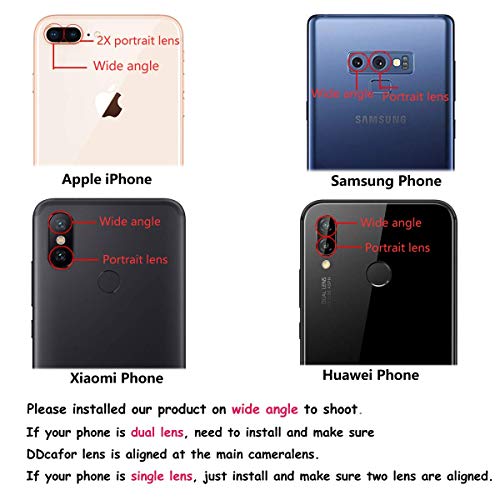 image for DDcafor Phone Camera Lens Kit, 20X Telephoto Lens with Tripod, Shutter