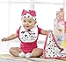 Gerber Baby Girls' 3 Pack Terry Dribbler Bibs