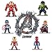 Yingred Marvel Titan Hero Series Exclusive-Iron Man、Hulk、Thor、Spider-Man、Captain America、Hulkbuster 6 Figure Set/Car Decoration