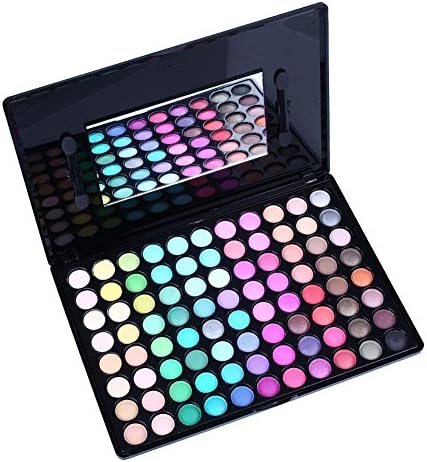 Maquita Professional Cosmetic 88 Matte Colors Eyeshadow Palette Eye Shadow kit with 2 Free Mini Eyeshadow Brushes (#2)