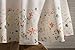Maison d'Hermine Table Cloth Round Table 100% Cotton Tablecloth for Dining Room, Farmhouse, Home, Hotel, Parties & Wedding - Ideal for Easter Decorations Spring & Summer (Colmar, 63