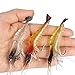 Goture Soft Lures Shrimp Bait Set Kit Lots for Freshwater Trout Bass Salmon 3pcs