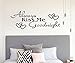 Iuhan Fashion Always Kiss Me Goodnight Home Decor Wall Sticker Decal Bedroom Vinyl Art Mural