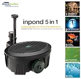 Aquagarden Pennington Pond, Filter & Water Feature Pump | Submersible Water Pump | Fountain Pump 5 in 1 Solution for Clear Beautiful Ponds | 200 Gallon Model
