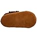 Minnetonka Front Strap Bootie (Infant/Toddler),Brown,2 M US Infant