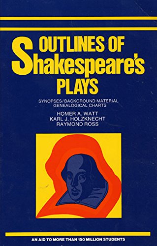 Outlines of Shakespeare's Plays: Synopses, Background Material, Genealogical Charts