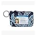 Vera Bradley Zip Id Card Case (Blue Bandana)