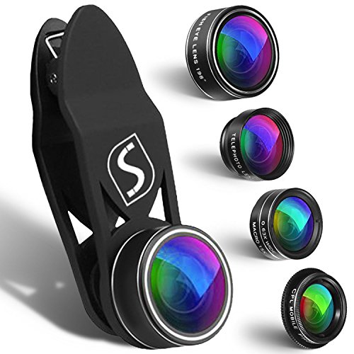 5 in 1 mobile phone camera lens kit - universal set for…