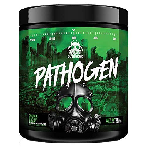 Pathogen Pre Workout - Energy Boosting Preworkout Powder, Energy Inducing Stimulants and Muscle Pump Evoking Compounds, Double Barrel Berry, 336g