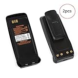 HYS Ham Radio High Capacity 2200mAh Li-ion Battery Replacement Battery PMNN4065 PMNN4066A PMNN4077 For XPR6100 XPR6300 XPR6350 PR6380 XPR6500 XPR6550 2pcs