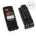 HYS Ham Radio High Capacity 2200mAh Li-ion Battery Replacement Battery PMNN4065 PMNN4066A PMNN4077 For XPR6100 XPR6300 XPR6350 PR6380 XPR6500 XPR6550 2pcs