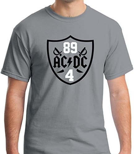 SILVER Derek Carr Amari Cooper "AC DC" T-Shirt ADULT MEDIUM
