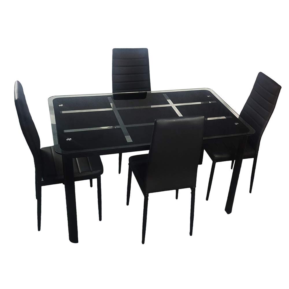 Best 4 Pcs Dinning Glass Table Set