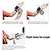 Easy Read Automatic Digital Wrist Home Blood Pressure Monitor with Portable Case and Battery ,Two User Modes, Adjustable Wrist Cuff and 90 Memory Recall