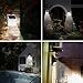 [Larger Version 16LED with Push-button Switch] Outdoor Solar Motion Lights-Built in 2200mah Rechargeable Lithium Battery-Motion Sensor Activated-For Patio Deck Yard Garden Home,2 Modes