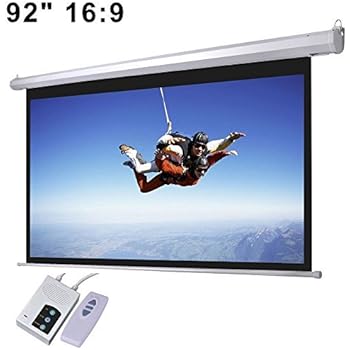 motorized projector mountable aspect ratio remote electric control screen